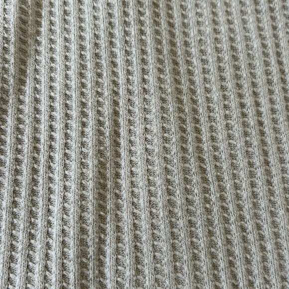 Free people never worn we the free taupe waffle thermal T-shirt, ls small S - Picture 5 of 5